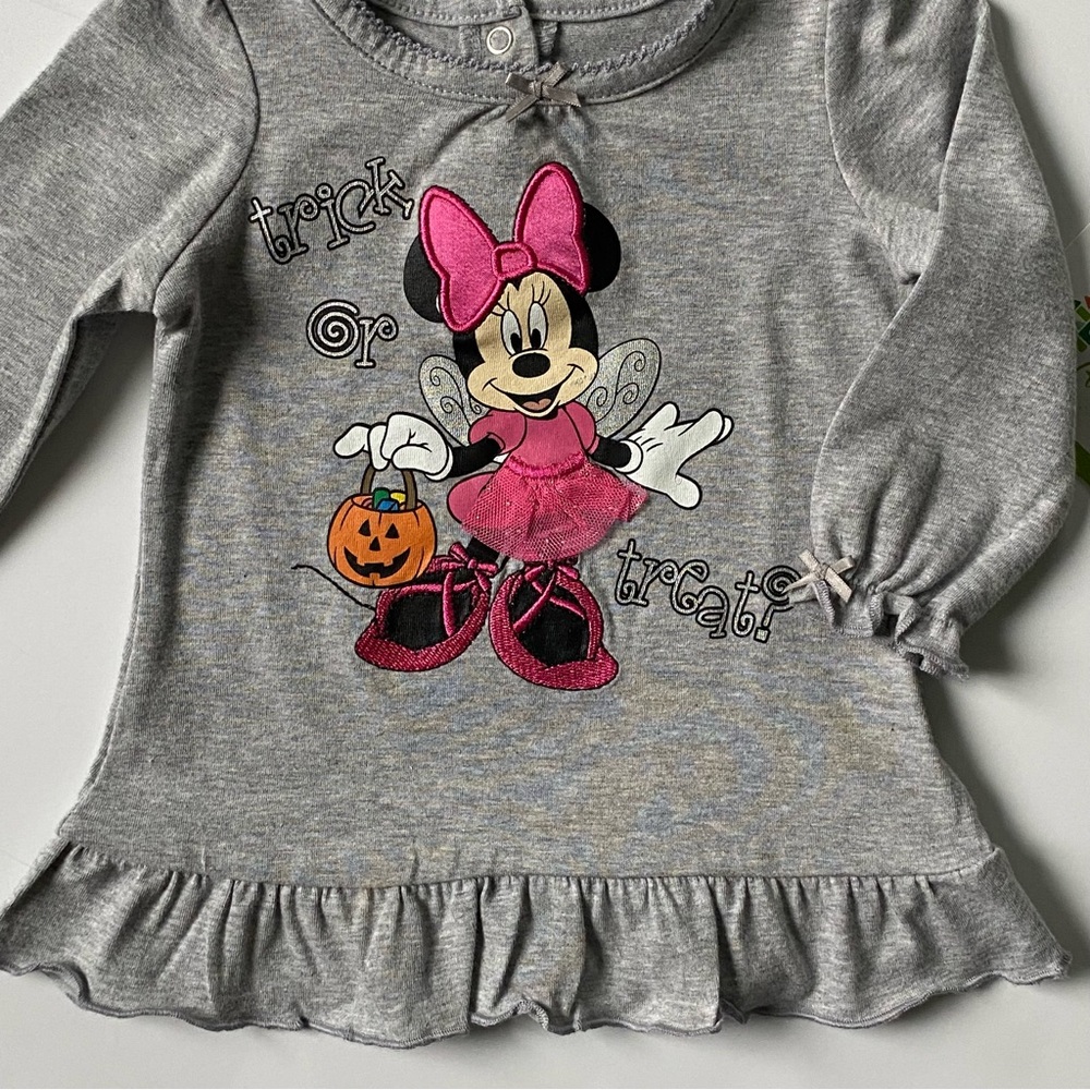 Halloween Shirt Size 0 3 Months NWT Gymboree Car Ghost Pumpkin Gray Baby Girls